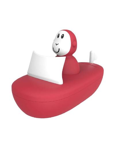 Matchstick Monkey- zabawka do kąpieli łódź + Małpka Wobbler- czerwona