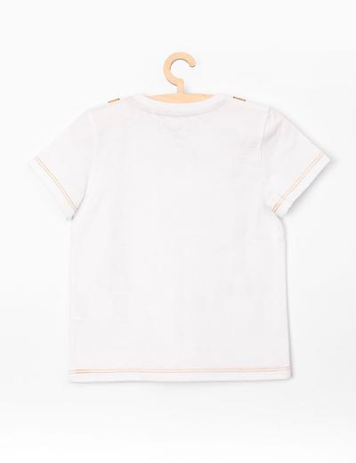 T-shirt niemowlęcy biały z nadrukiem