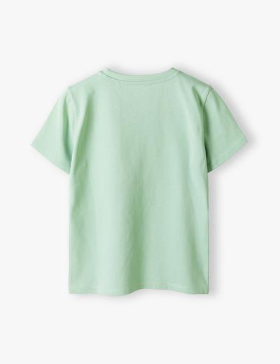Bawełniany t-shirt dla chłopca - zielony - 5.10.15.