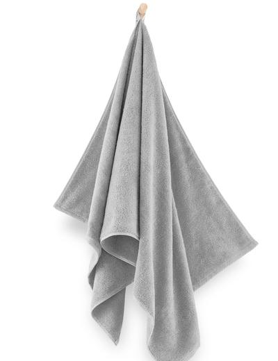Ręcznik z bawełny egipskiej Kiwi - szary 50x100cm