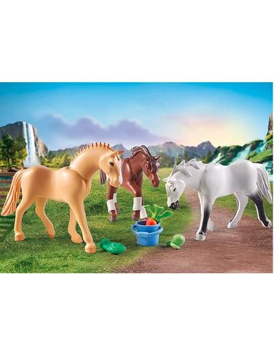 Zestaw z figurkami Horses 3 konie: Morgan, Quarter Horse i Angloar