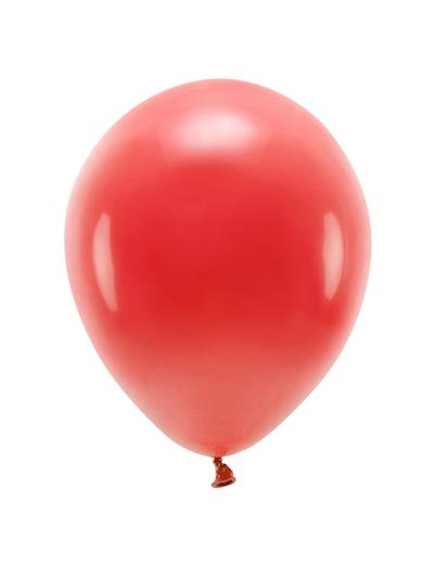 Balony Eco 26cm pastelowe, czerwone 100szt