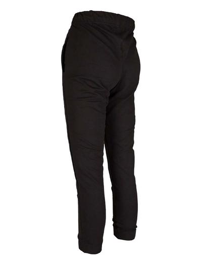 Spodnie dresowe dla chłopca czarne z aplikacją INVASION Tup Tup