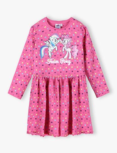 Sukienka dziewczęca Pony - różowa