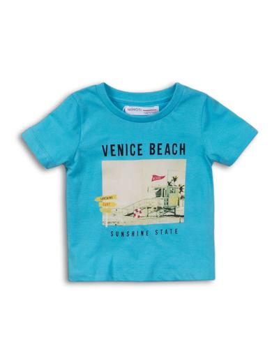 T-shirt niemowlęcy z nadrukiem - niebieski