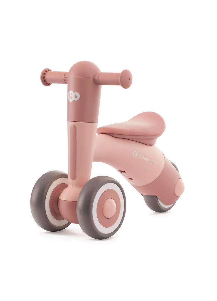 Rowerek biegowy trójkołowy MINIBI Kinderkraft - candy pink
