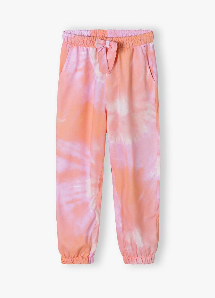 Kolorowe spodnie haremki dla dziewczynki