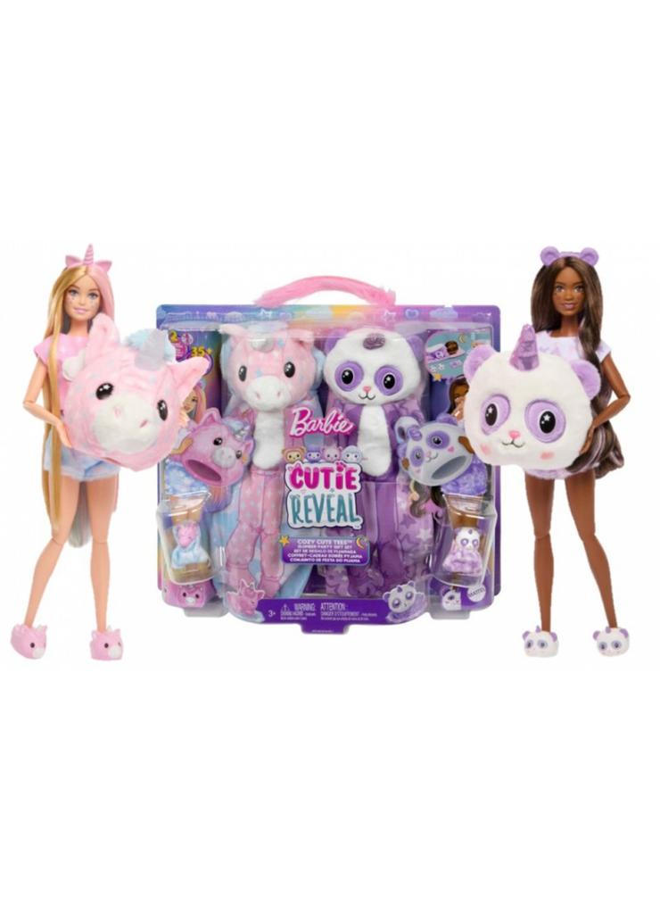 Zestaw prezentowy Lalka Barbie Cutie Reveal Piżama party