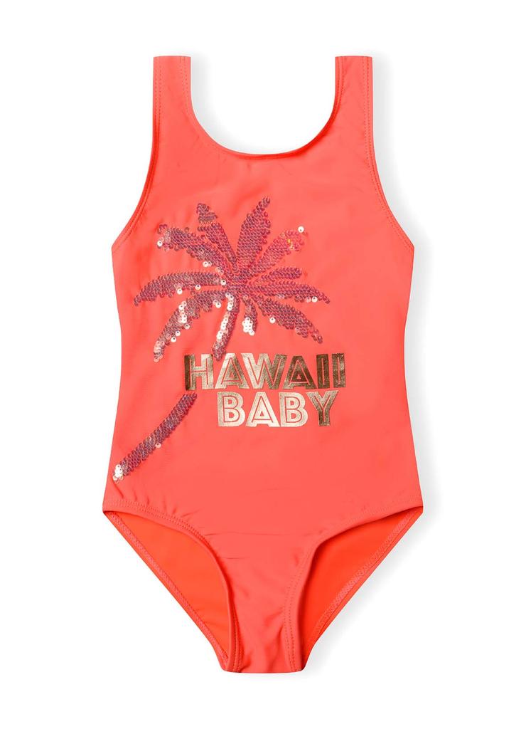 Jednoczęściowy kostium kąpielowy dziewczęcy - Hawaii baby