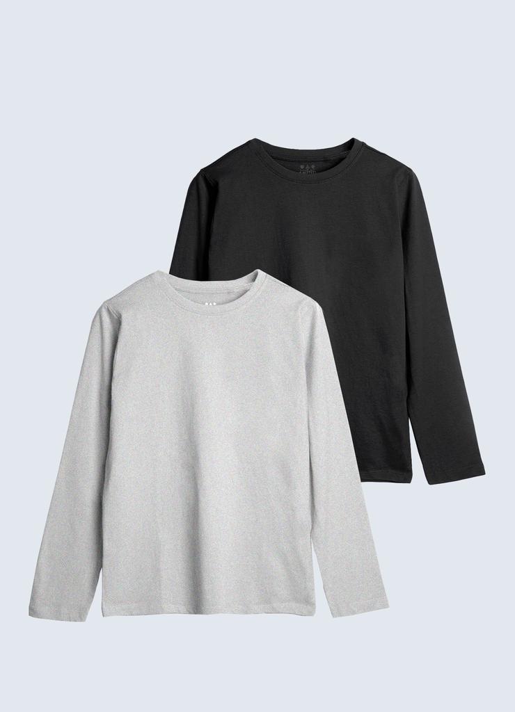 Bluzki z długim rękawem - szara i czarna - unisex - Limited Edition