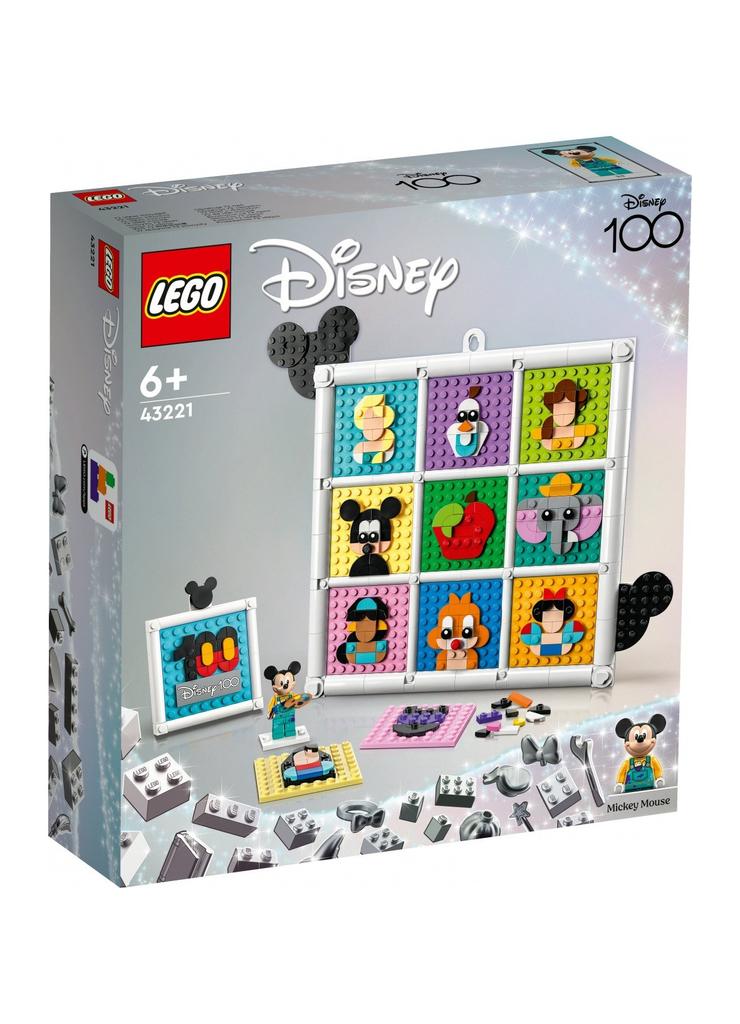 Klocki LEGO Disney 43221 - 100 lat kultowych animacji Disneya