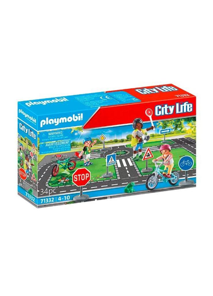 Zestaw z figurkami City Life Kurs rowerowy