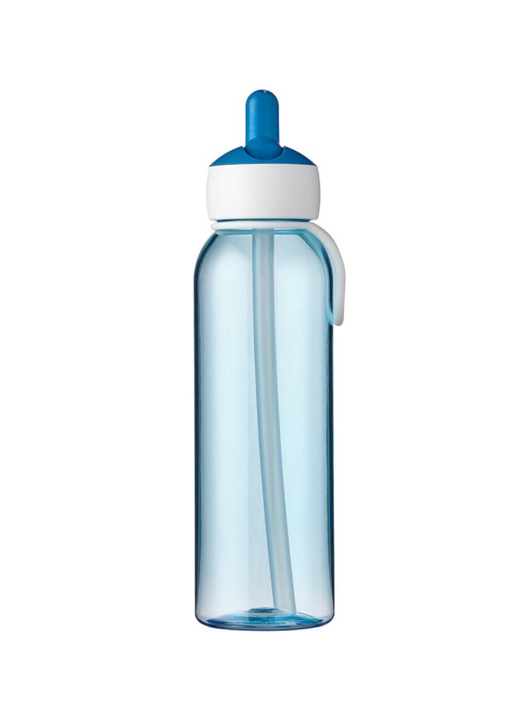 Butelka na wodę Flip up campus niebieska - 400 ml