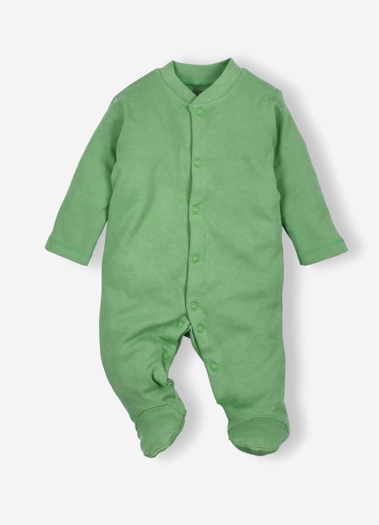 Pajac niemowlęcy z bawełny organicznej dla chłopca zielony