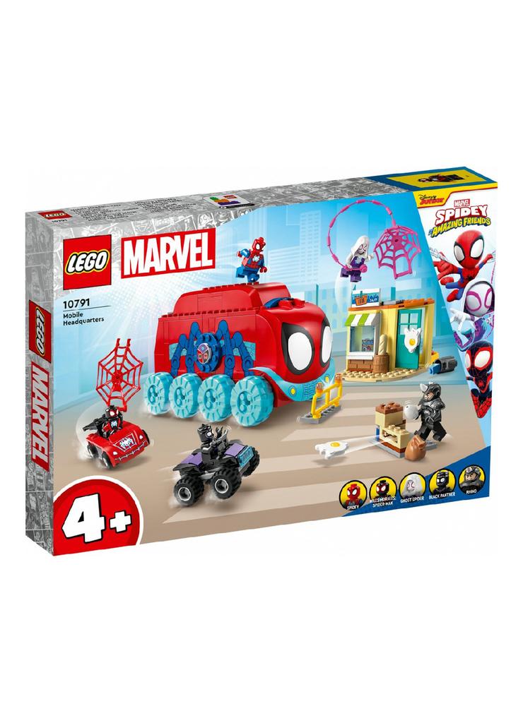 Klocki LEGO Super Heroes 10791 Mobilna kwatera drużyny Spider-Mana - 187 elementów, wiek 4 +