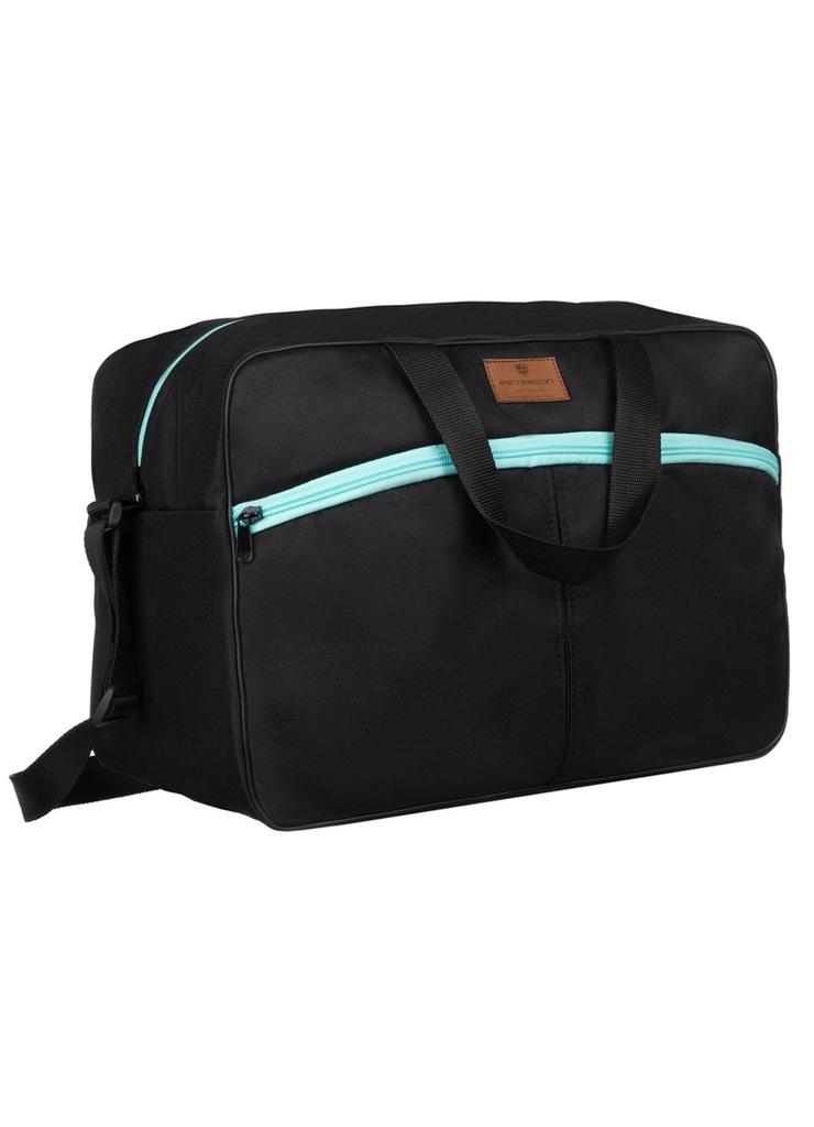 Mała torba podróżna na bagaż podręczny — Peterson BLACK-BLUE unisex