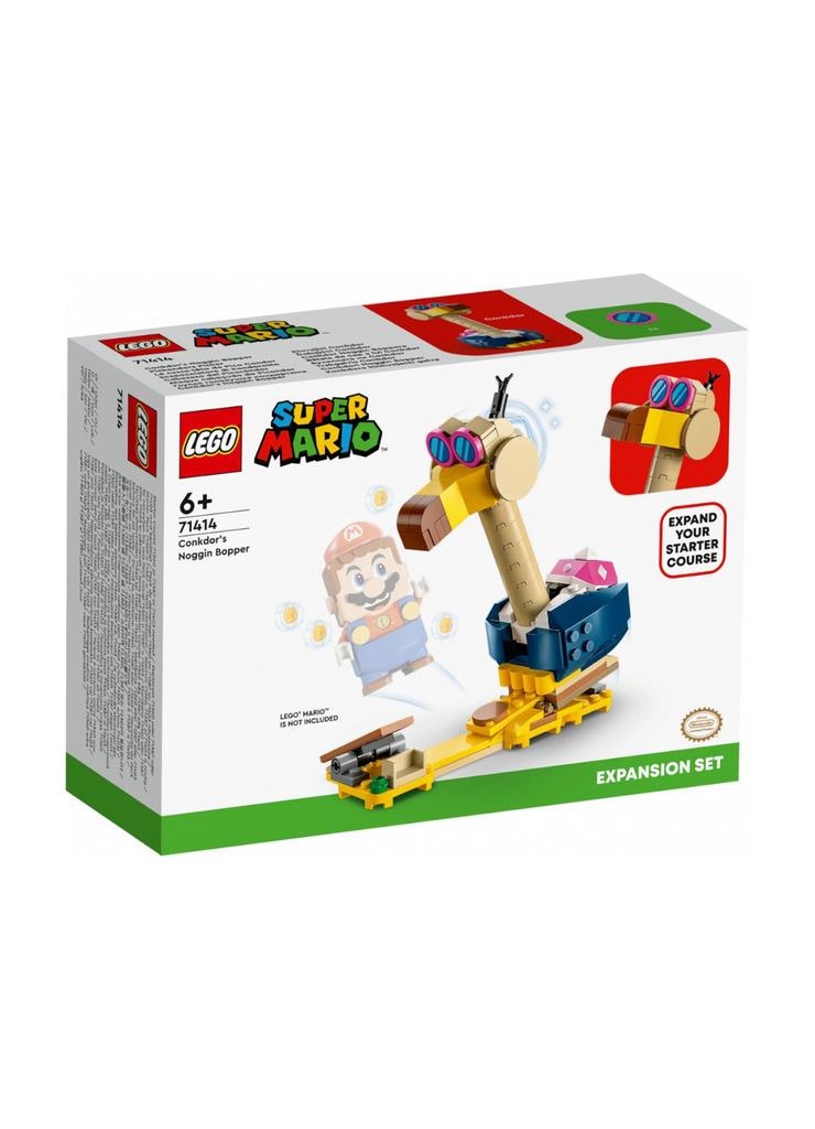 Klocki LEGO Super Mario 71414 Conkdors Noggin Bopper - zestaw rozszerzający - 130 elementy,wiek 6 +