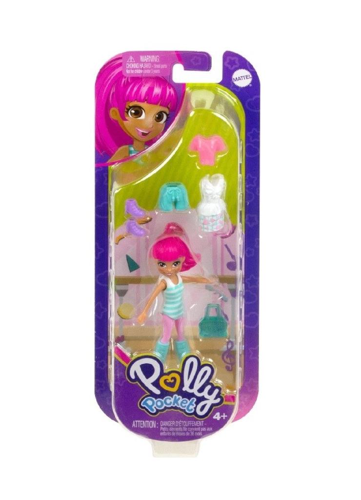 Figurka Polly Pocket z akcesoriami- różowe włosy