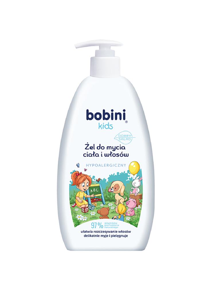 BOBINI Kids Żel hypoalergiczny do mycia ciała i włosów 500ml