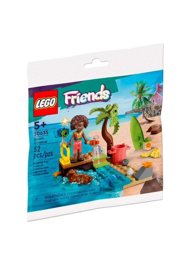 Klocki LEGO Friends 30635 Sprzątanie plaży - 52 elementy, wiek 5 +