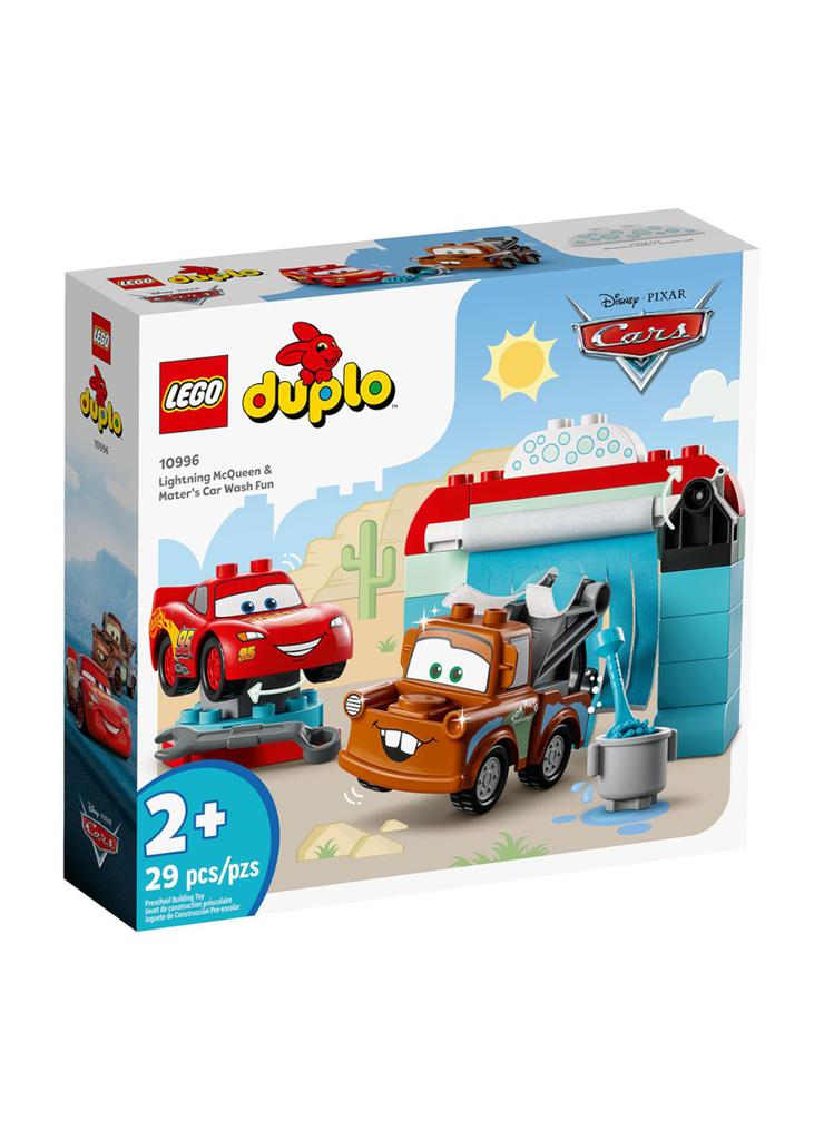 Klocki LEGO DUPLO 10996 Disney and Pixars Cars Zygzak McQueen i Złomek myjnia - 29 elementów, wiek 2 +