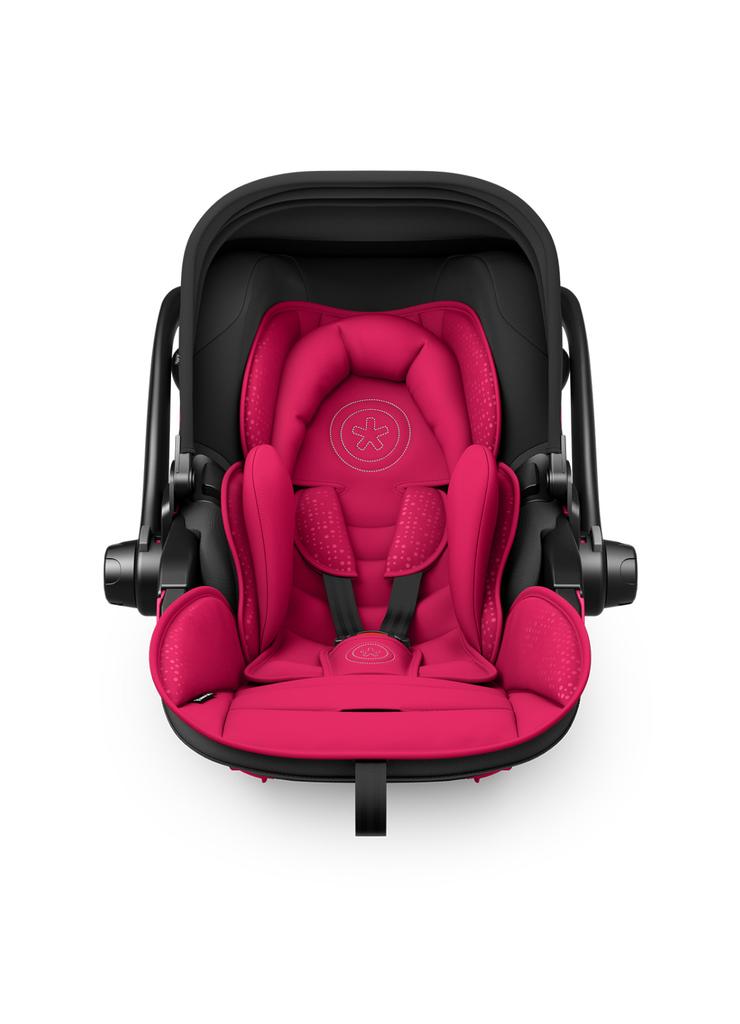 Kiddy fotelik samochodowy Evoluna + BAZA i-Size 2 Berry Pink 0-13Kg