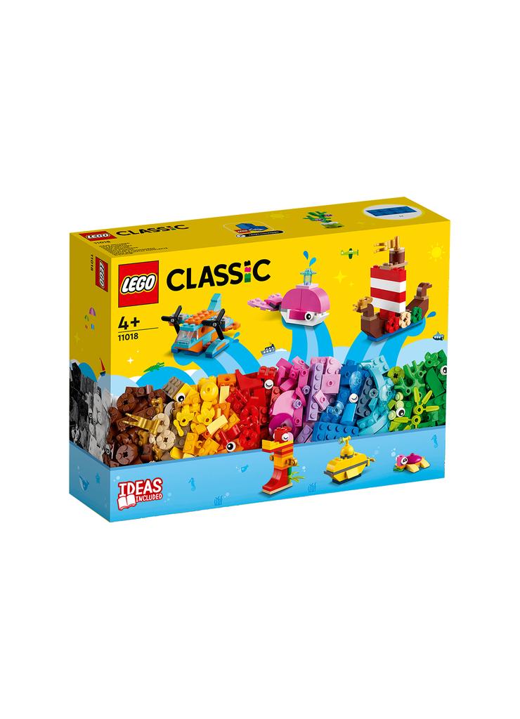 LEGO Classic - Kreatywna oceaniczna zabawa 11018 - 333 elementy, wiek 4+