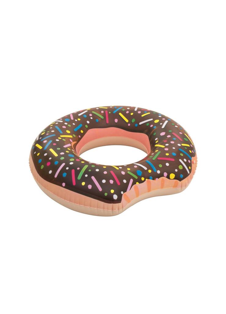 Koło do pływania Donut 107 cm brązowe