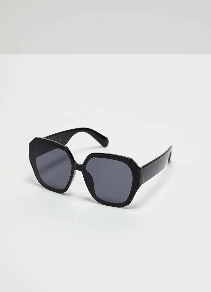 Okulary przeciwsłoneczne prostokątne czarne