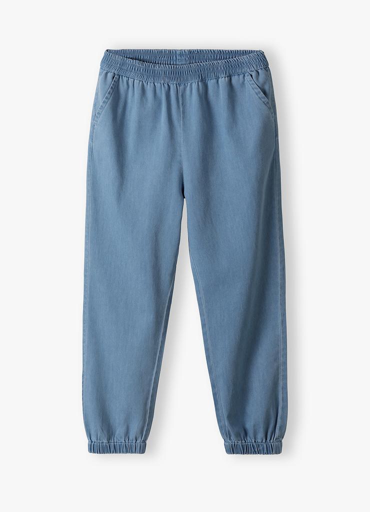 Cienkie jeansowe spodnie dziewczęce - haremki - 5.10.15.