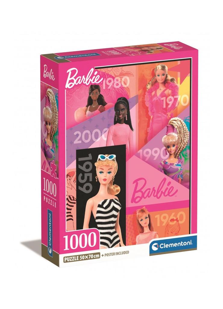 Puzzle 1000 elementów Compact Barbie