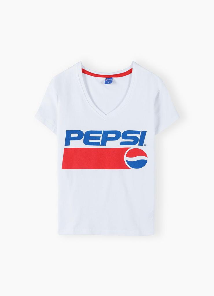 T-shirt damski PEPSI - biały