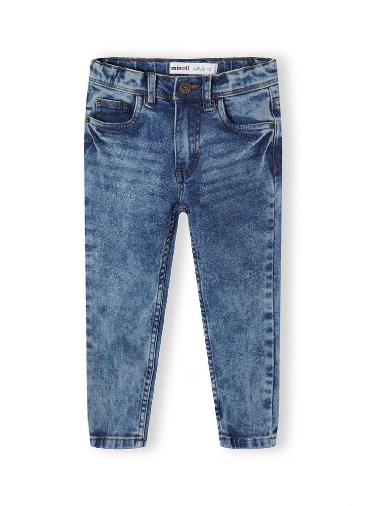 Spodnie jeansowe dla chłopca - niebieskie - Minoti