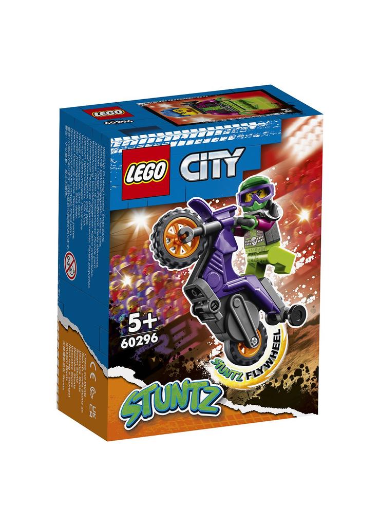 LEGO City 60296 Wheelie na motocyklu kaskaderskim wiek 5+