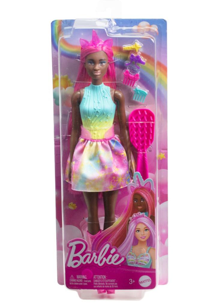 Lalka Barbie Jednorożec długie włosy