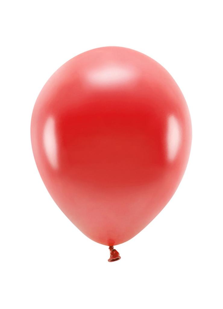 Balony Eco 26cm metalizowane, czerwone - 100szt