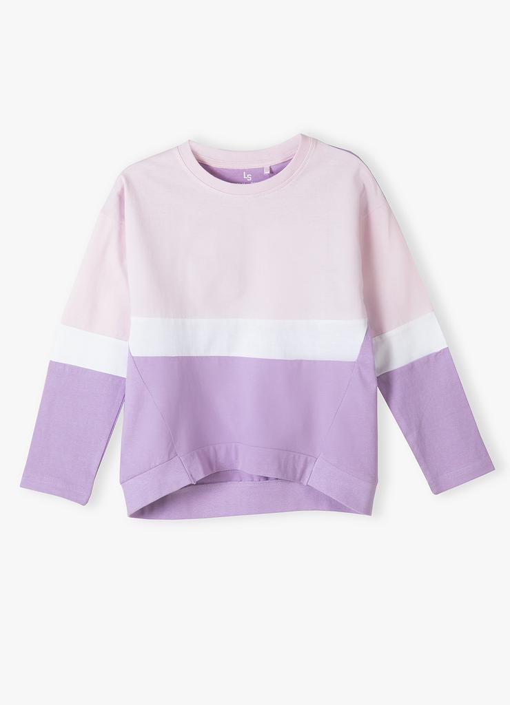 Fioletowa bluza dla dziewczynki