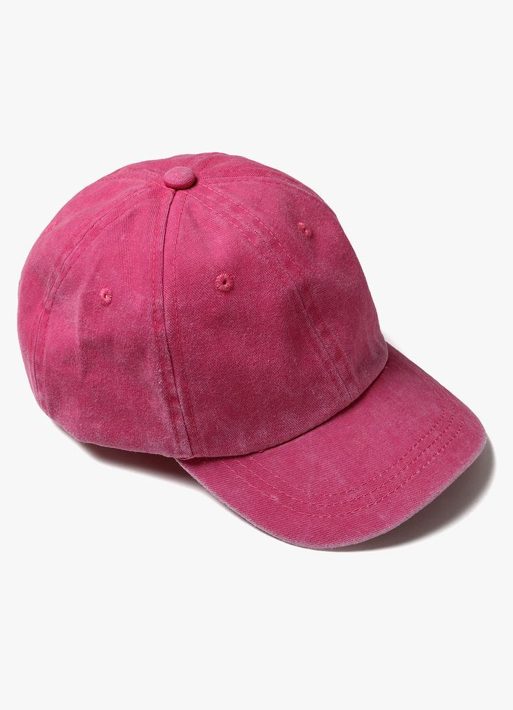 Różowa czapka z daszkiem dla dziewczynki