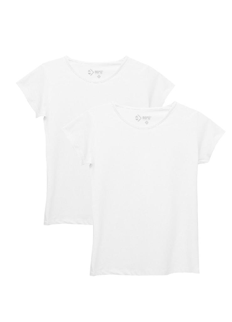 T-shirt damski biały 2pak