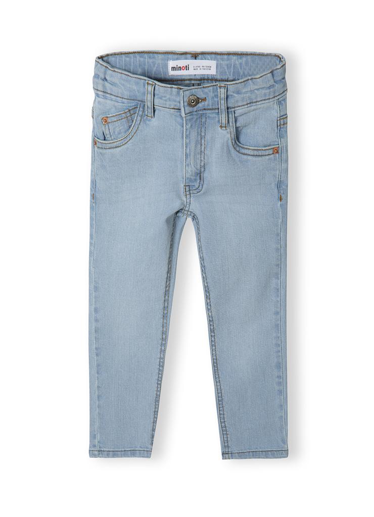 Jasnoniebieskie spodnie jeansowe dla chłopca - Minoti