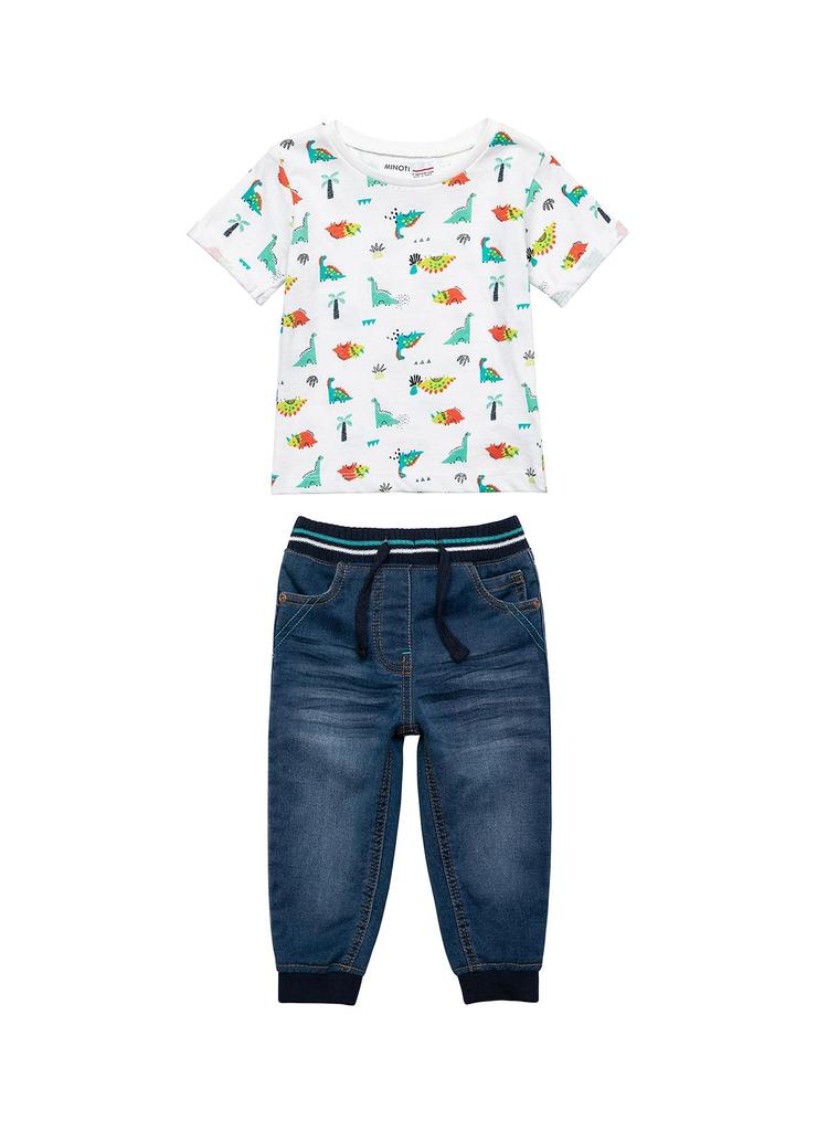 Komplet niemowlęcy- t-shirt + jeans