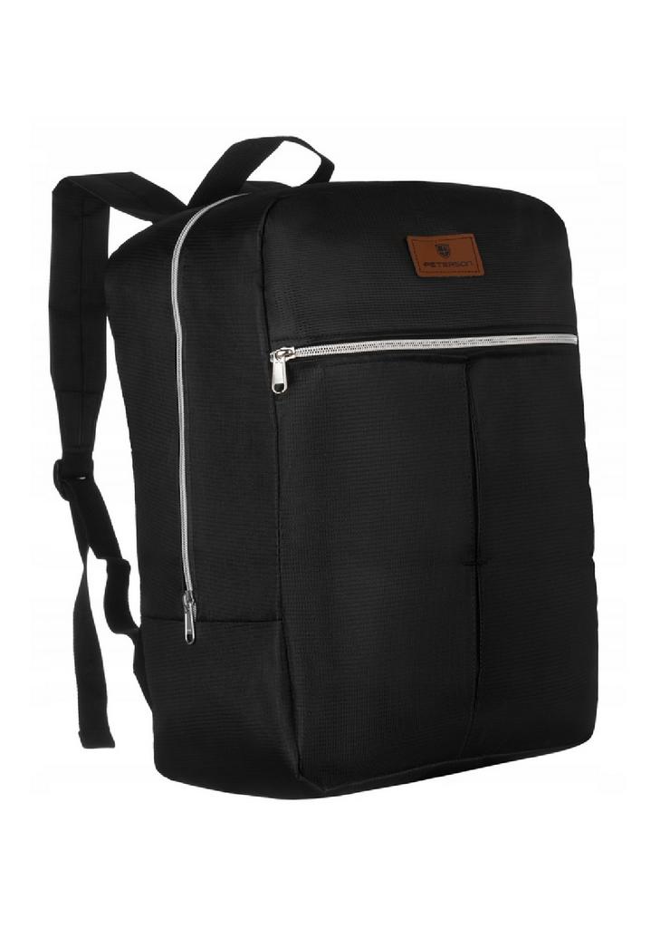 Czarny podróżny plecak-bagaż podręczny do samolotu