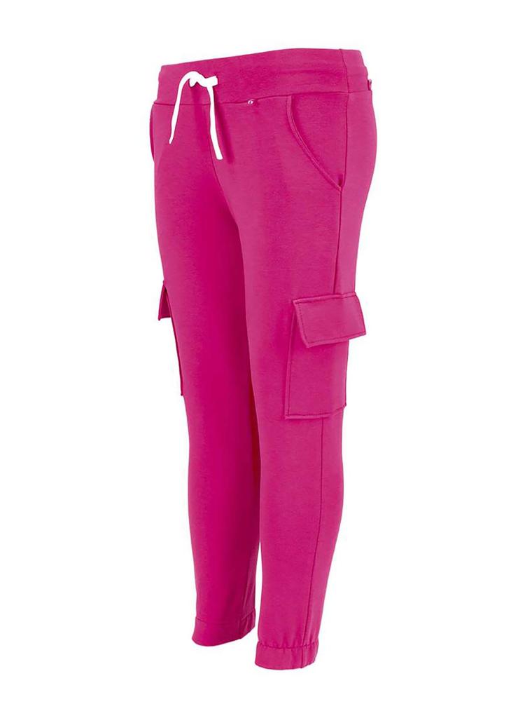 Dziewczęce spodnie dresowe bojówki różowe Tup Tup