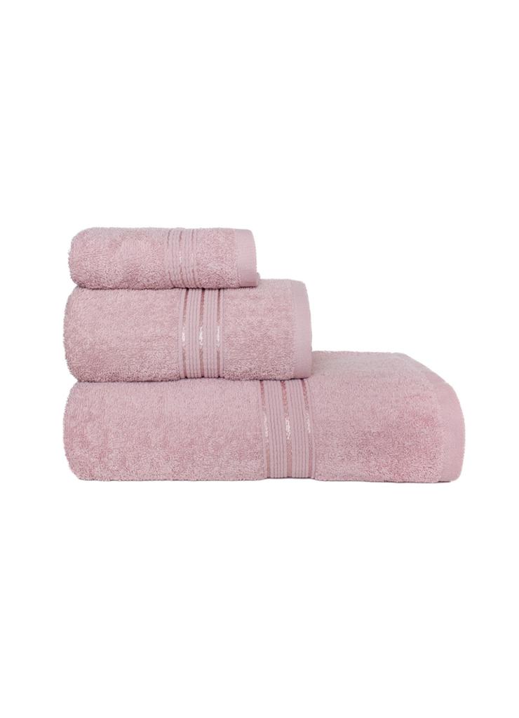 Ręcznik rondo 30x50 cm frotte różowy