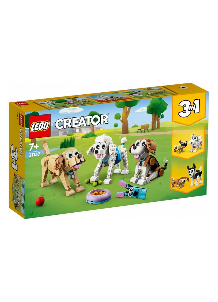 Klocki LEGO Creator 31137 Urocze psiaki - 475 elementów, wiek 7 +