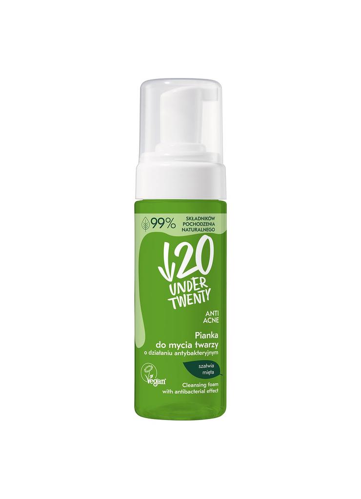 Under Twenty Anti Acne Pianka do mycia twarzy o działaniu antybakteryjnym 150 ml
