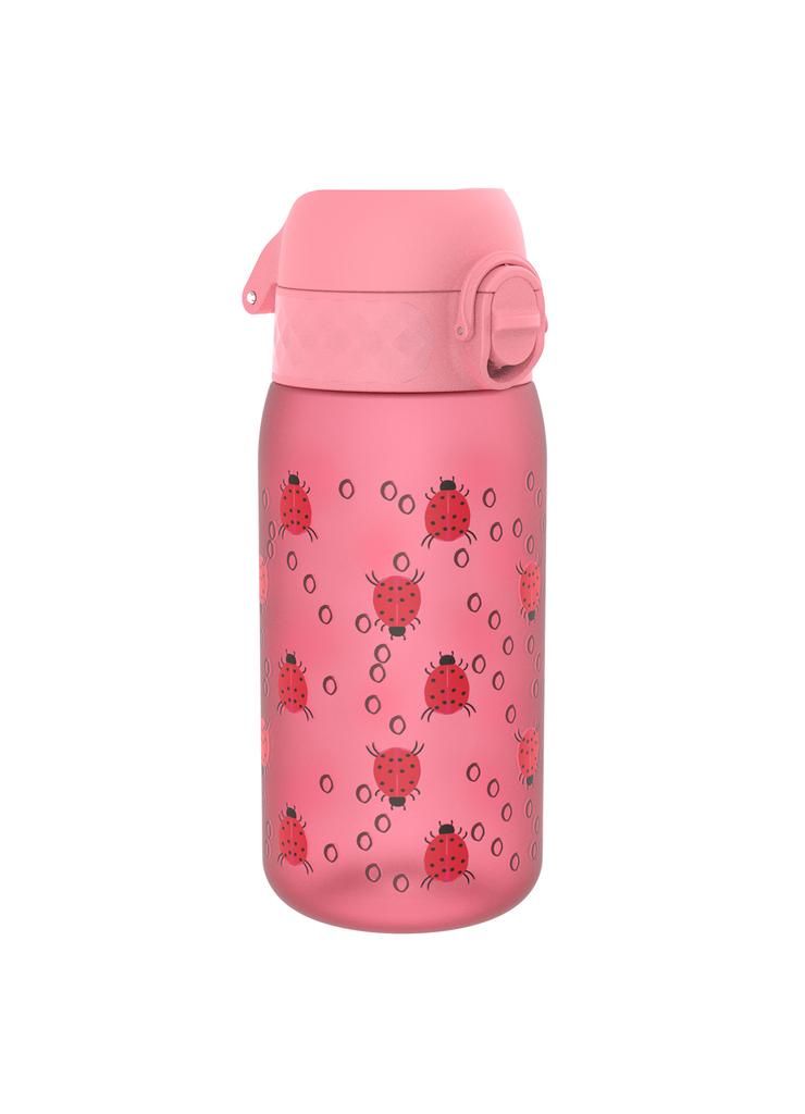 Butelka na wodę ION8 BPA Free Ladybugs 350ml - różowa