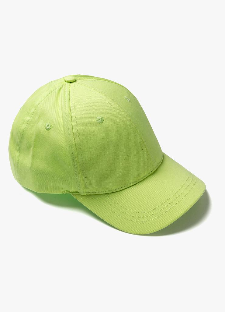 Zielona czapka dziewczęca z daszkiem