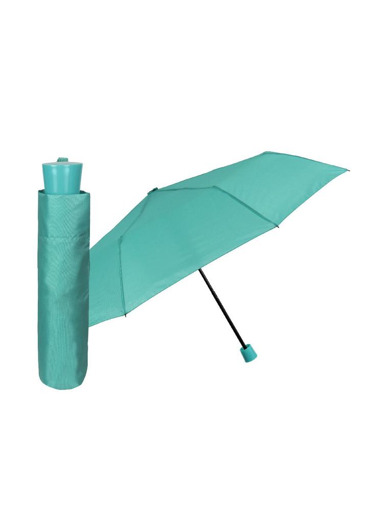 Parasol manualny mini turkusowy Ø98 cm