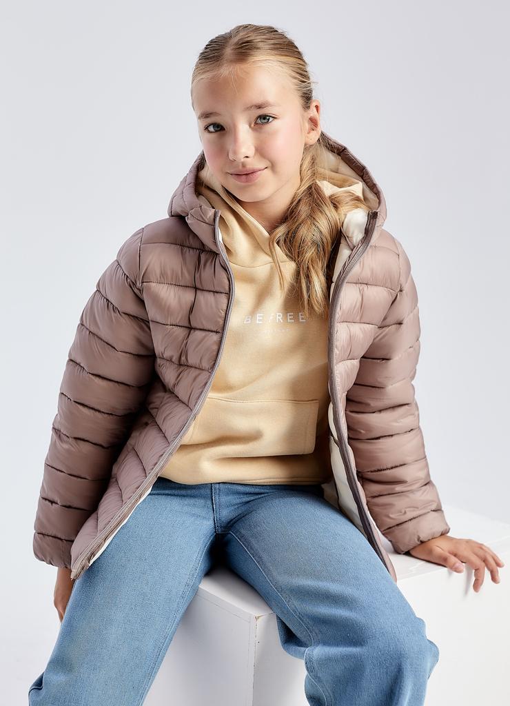 Pikowana, lekka kurtka przejściowa dla dziewczynki - różowa - Limited Edition